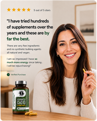 Advanced C0 Q10 - Kaneka Ubiquinol 150mg (60 Vegan Capsules)